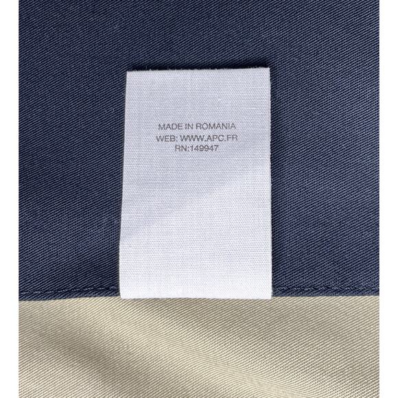 1-25 APC RUE MADAME PARIS Men's Jacket Navy Small - Picture 11 of 11